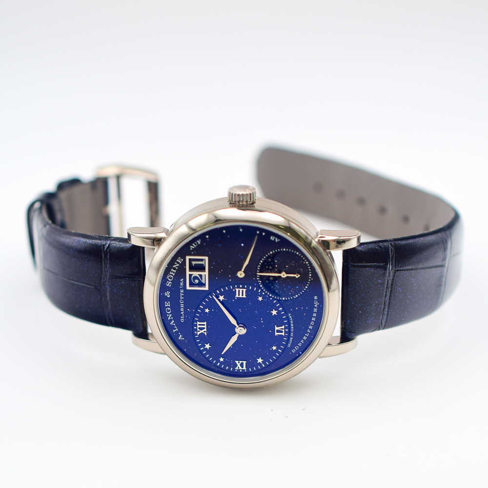 Lange 1 Moonphase White Gold Blue Dial 36mm Product Image 2