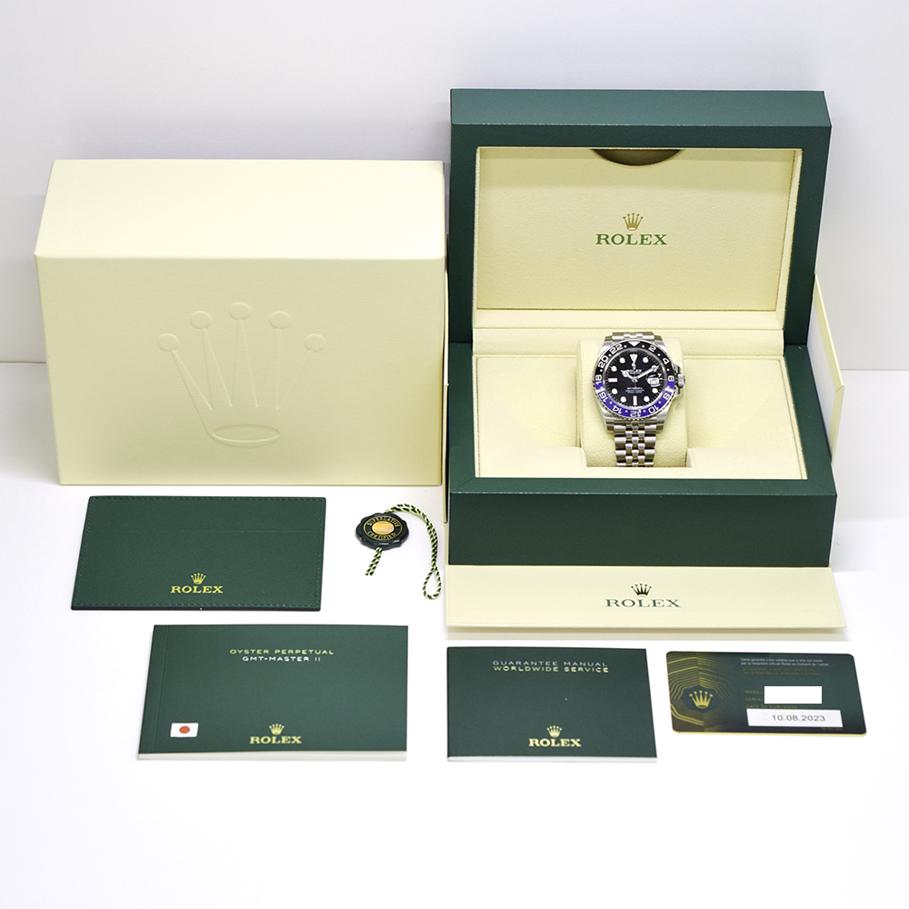 GMT-Master II Steel Jubilee Black Dial "Batgirl" 40mm Product Image 9