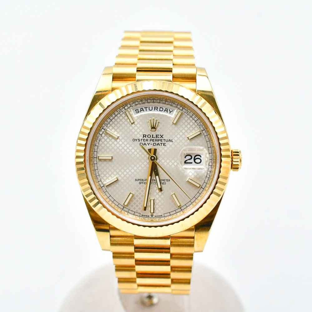 Day-Date Yellow Gold Silver Dial 40mm Product Image 1