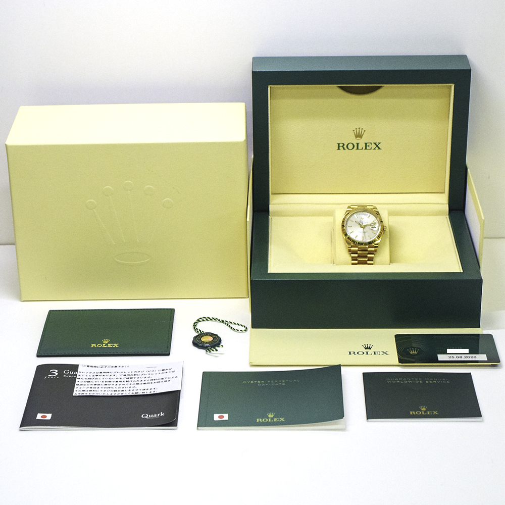 Day-Date Yellow Gold Silver Dial 40mm Product Image 10