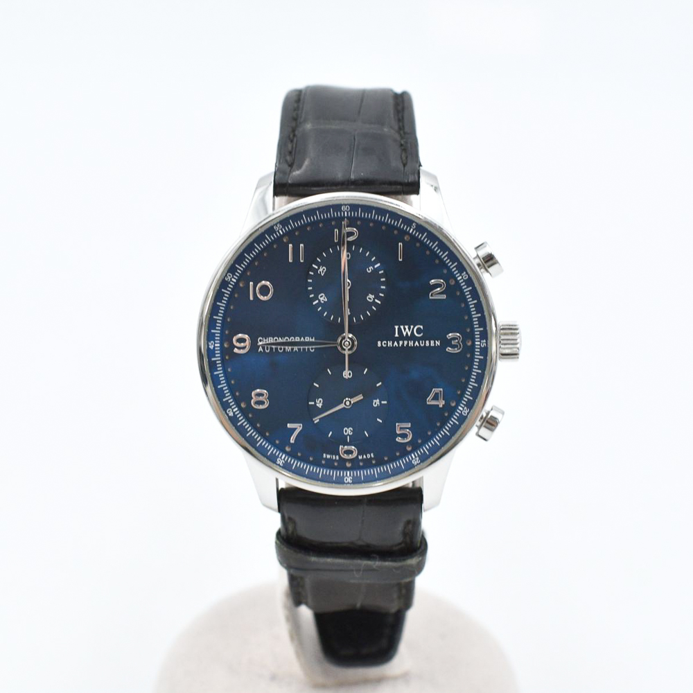 Portuguese Chrono Steel Blue Dial 40mm Product Image 1