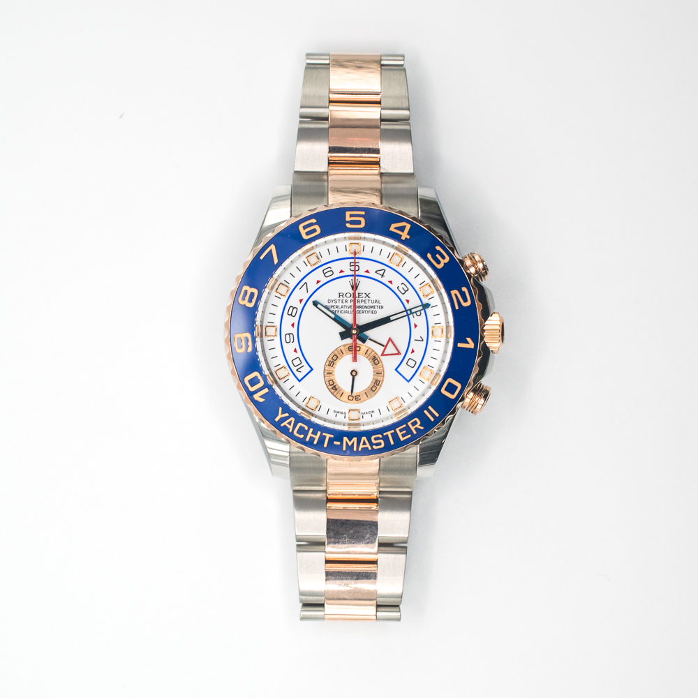 Yacht-Master II Rose Gold & Steel White Dial 44mm Product Image 1