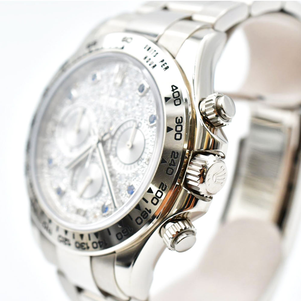 Daytona White Gold Pave Dial 40mm Product Image 3