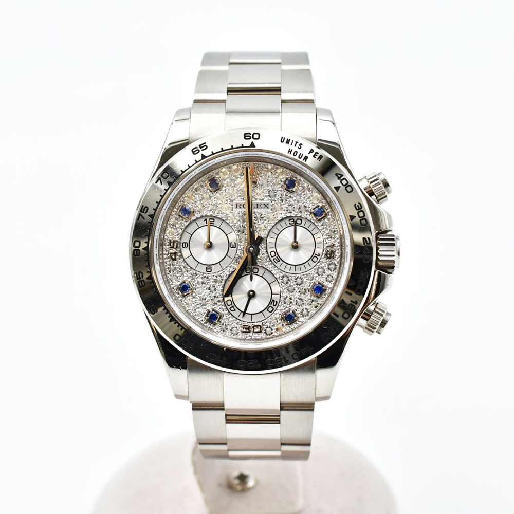 Daytona White Gold Pave Dial 40mm Product Image 1