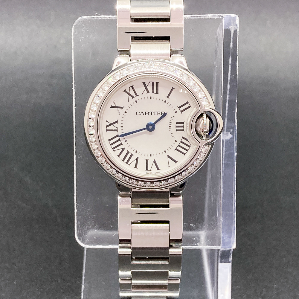 Ballon Bleu de Cartier Steel Diamond White Dial 28mm Product Image 2