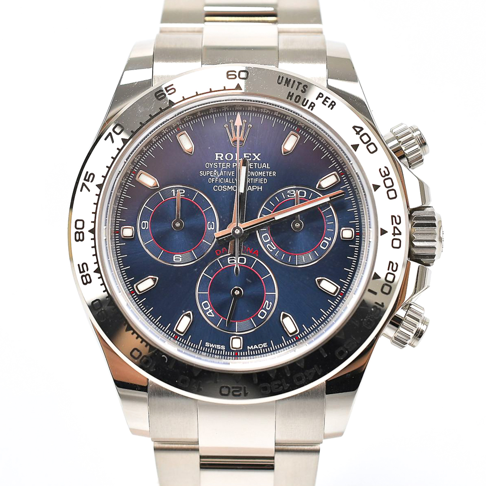 Daytona White Gold Blue Dial 40mm Product Image 2