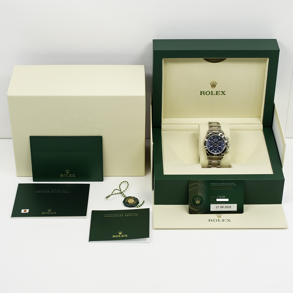 Daytona White Gold Blue Dial 40mm Product Image 11
