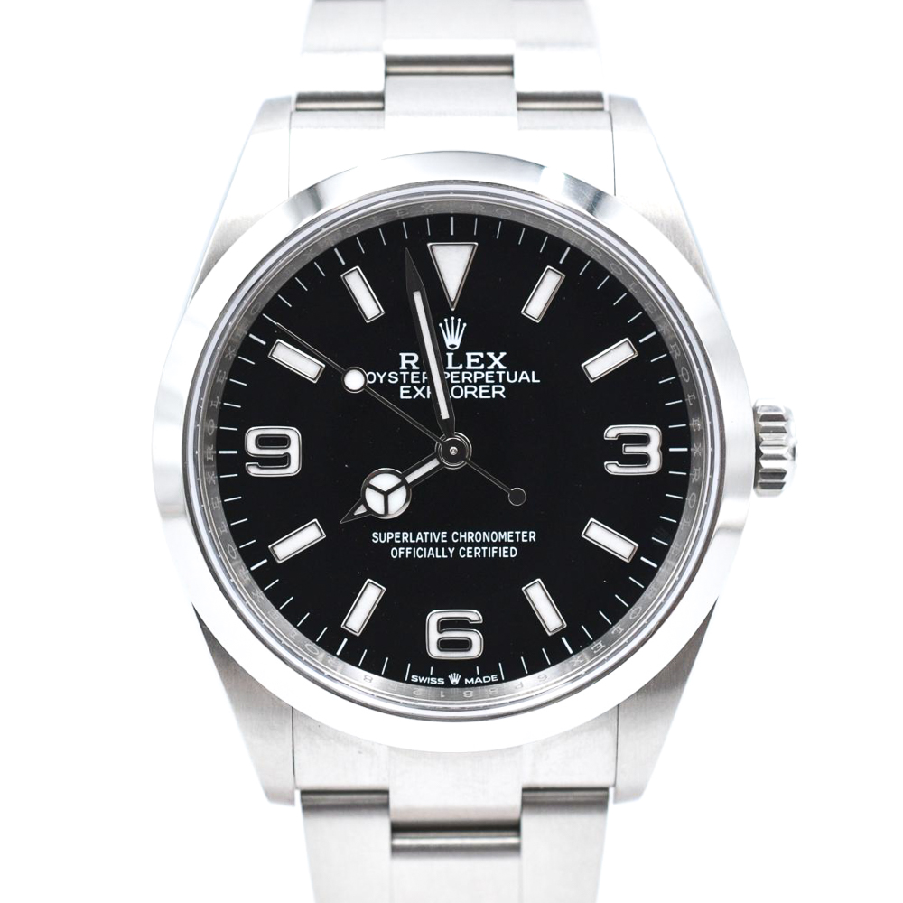 Explorer Steel Black Dial 36mm Product Image 2