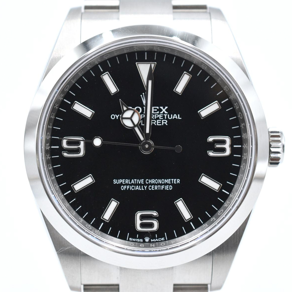 Explorer Steel Black Dial 36mm Product Image 2