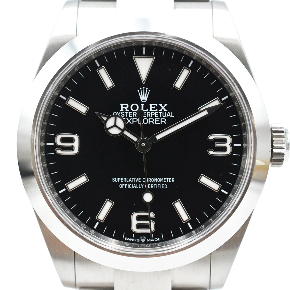 Explorer Steel Black Dial 40mm Product Image 2