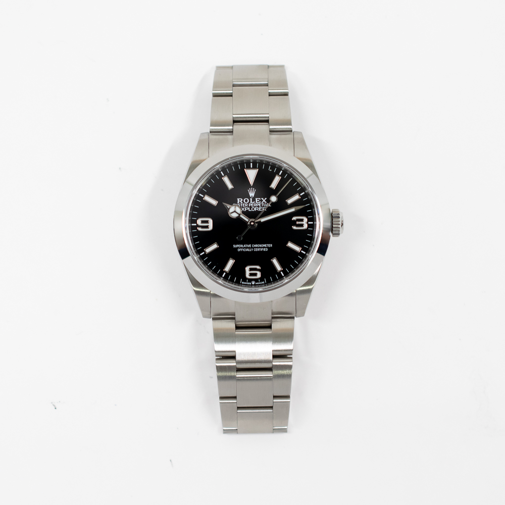 Explorer Steel Black Dial 40mm Product Image 1