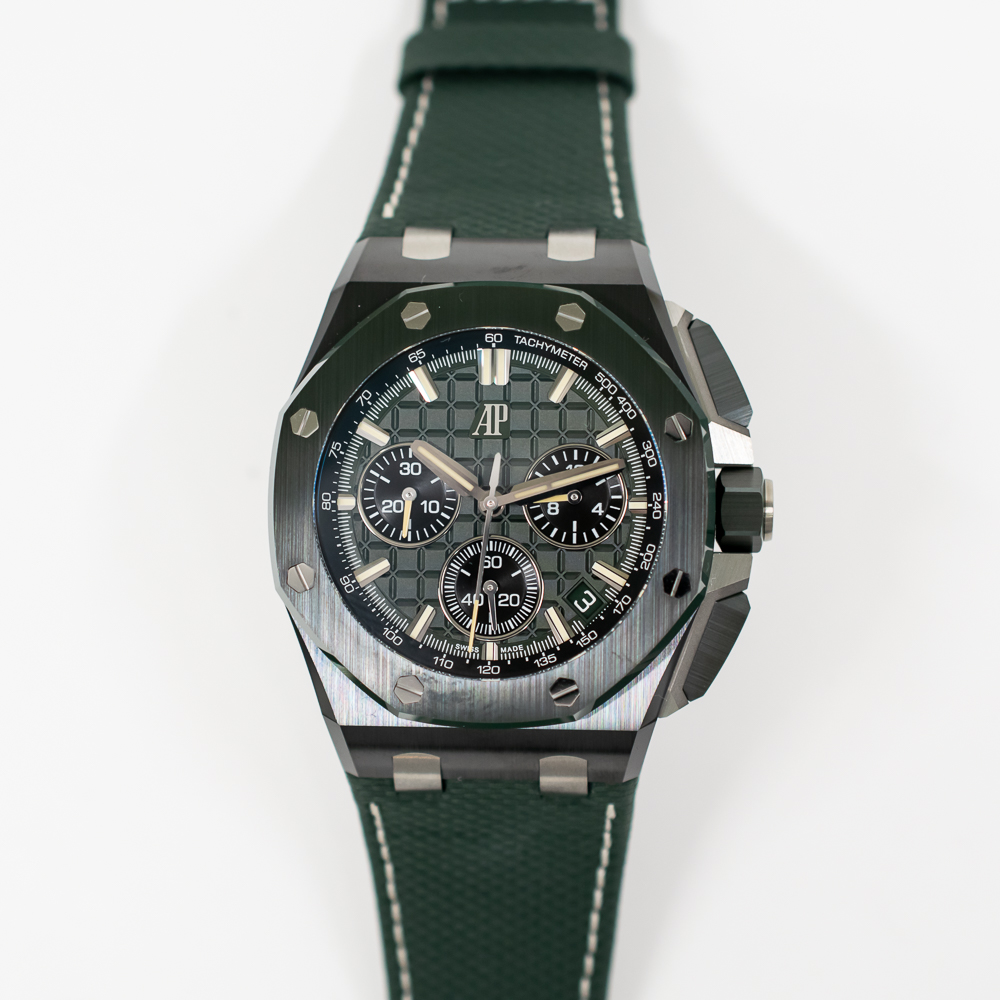 Royal Oak Offshore Titanium & Ceramic Green Dial 43mm Product Image 1