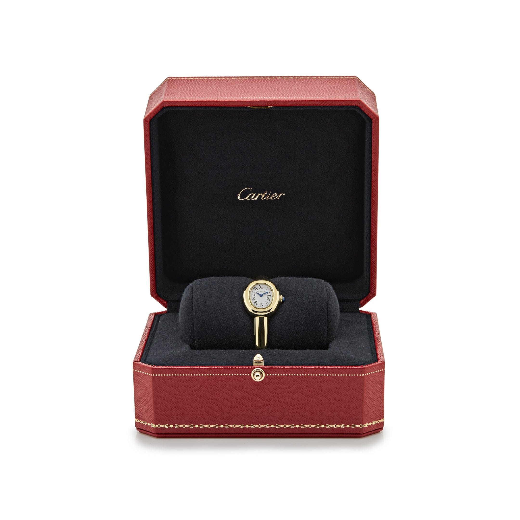 Baignoire de Cartier Size 16 Yellow Gold Silver Dial 24mm Product Image 5