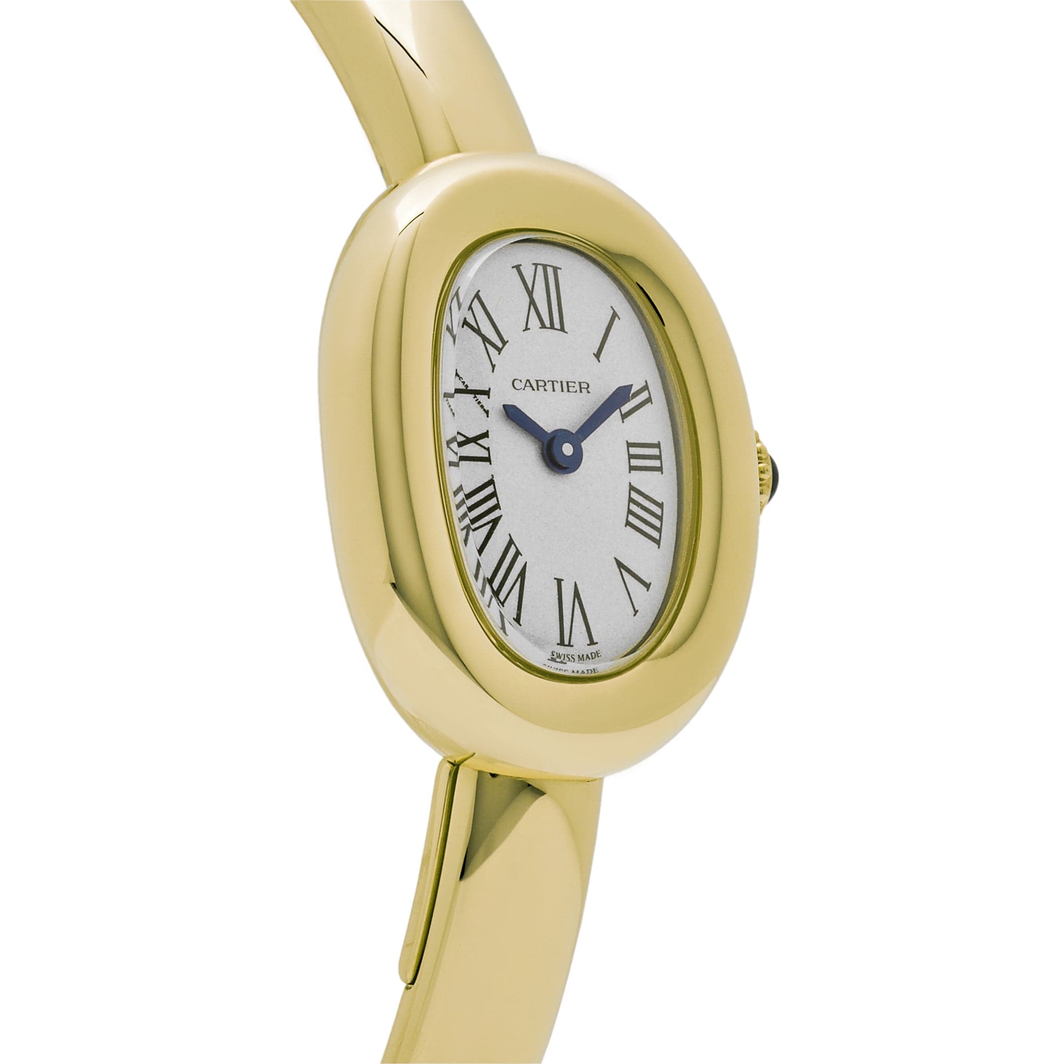 Baignoire de Cartier Size 16 Yellow Gold Silver Dial 24mm Product Image 2