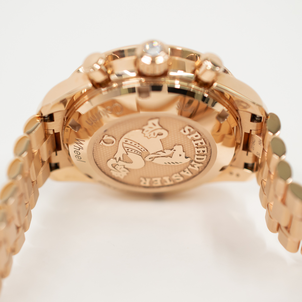 Speedmaster Date Rose Gold Diamond Brown Dial 38mm Product Image 7