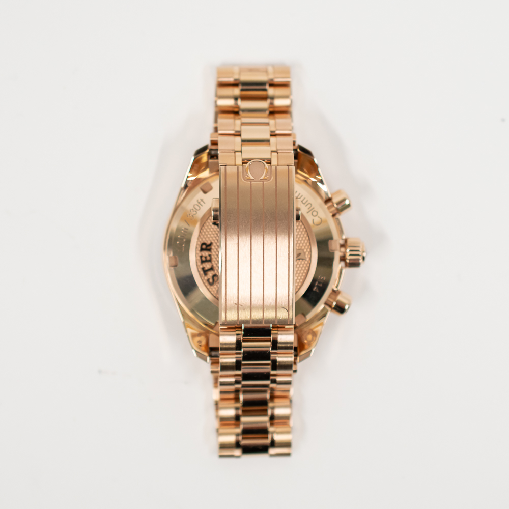 Speedmaster Date Rose Gold Diamond Brown Dial 38mm Product Image 3