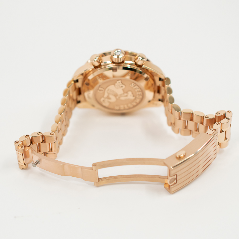 Speedmaster Date Rose Gold Diamond Brown Dial 38mm Product Image 5
