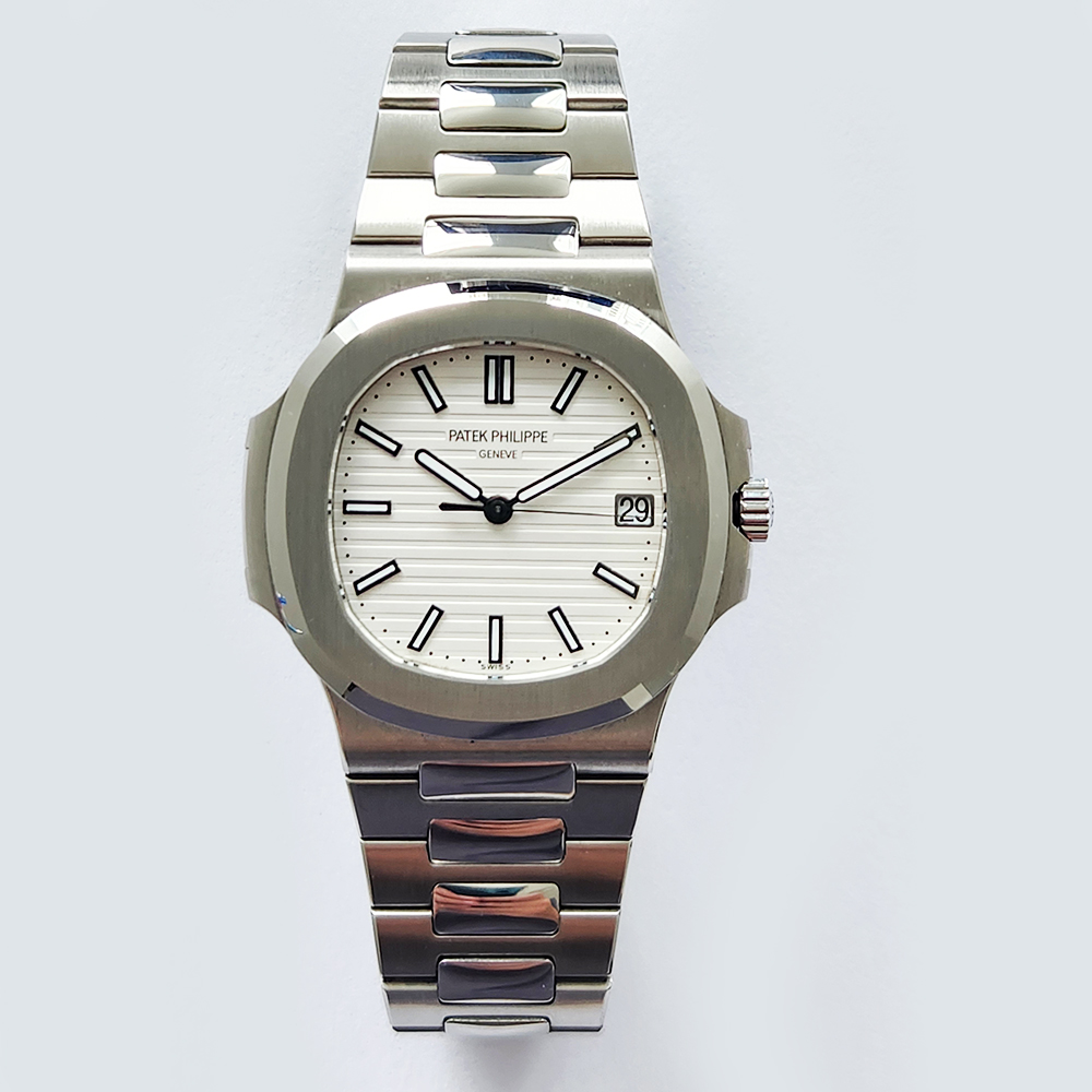 Nautilus Steel White Dial 40mm Product Image 1