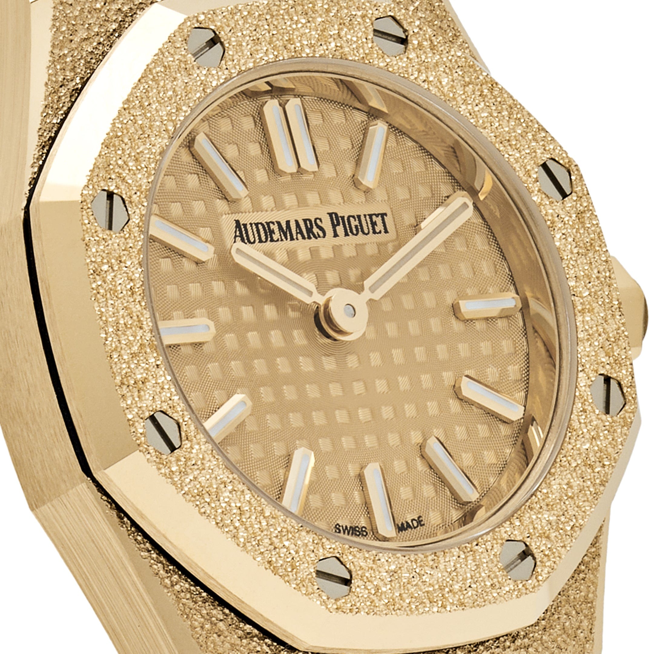 Royal Oak Mini Quartz Frosted Yellow Gold Champagne Dial 23mm Product Image 3