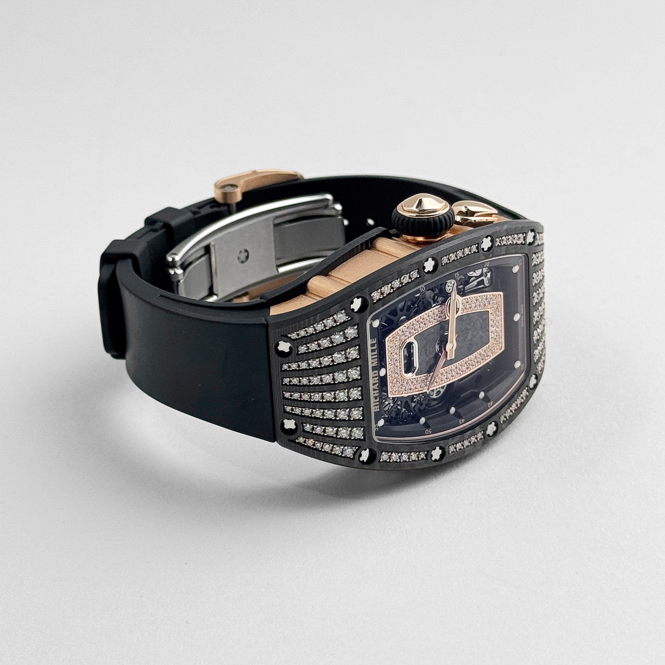 RM37 Rose Gold Carbon TPT Diamond Product Image 3