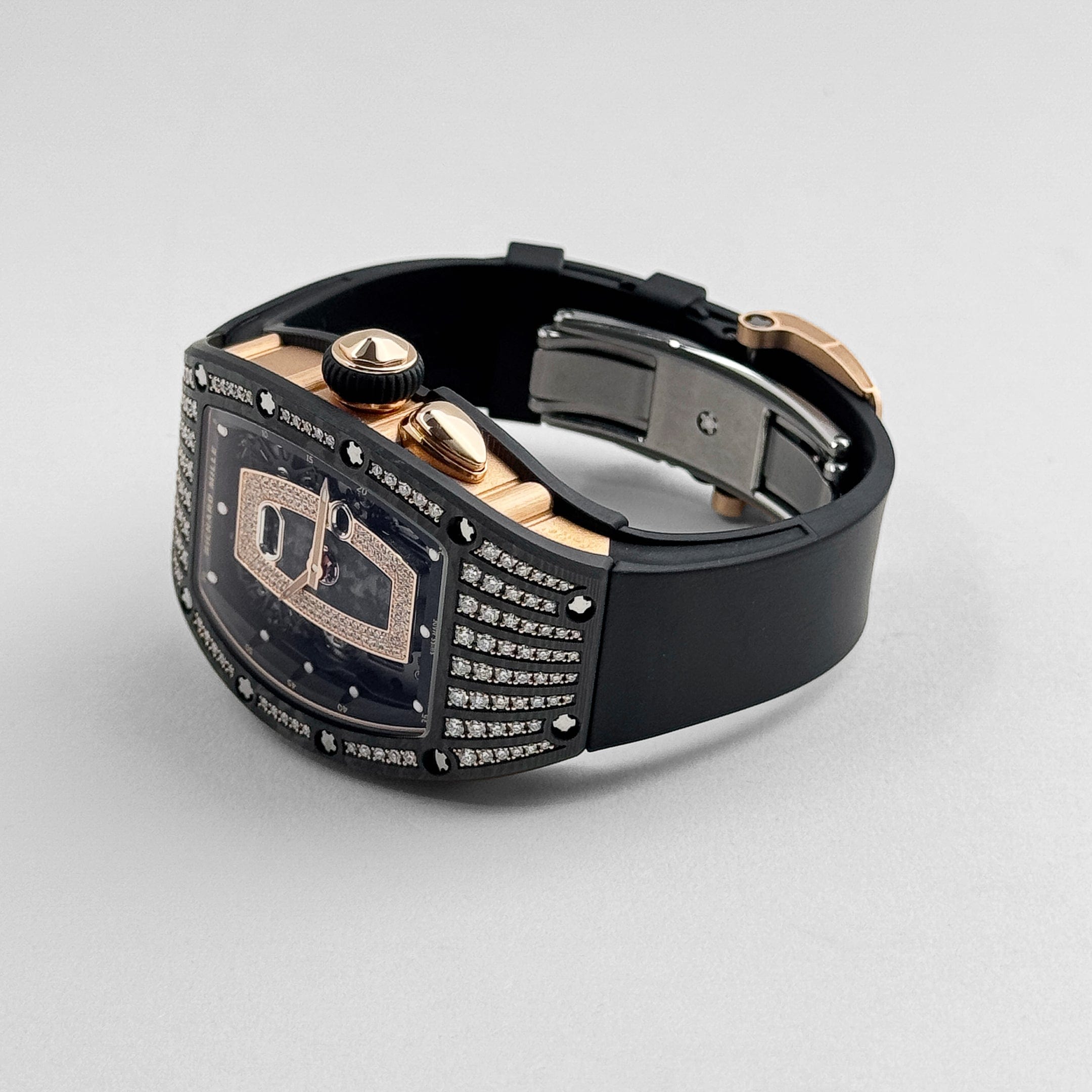 RM37 Rose Gold Carbon TPT Diamond Product Image 2