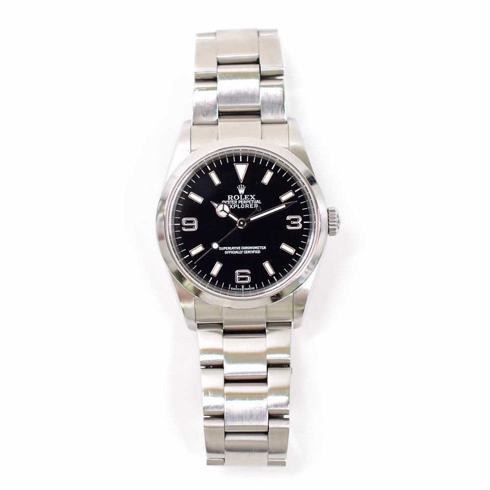 Explorer Steel Black Dial 36mm Product Image 1