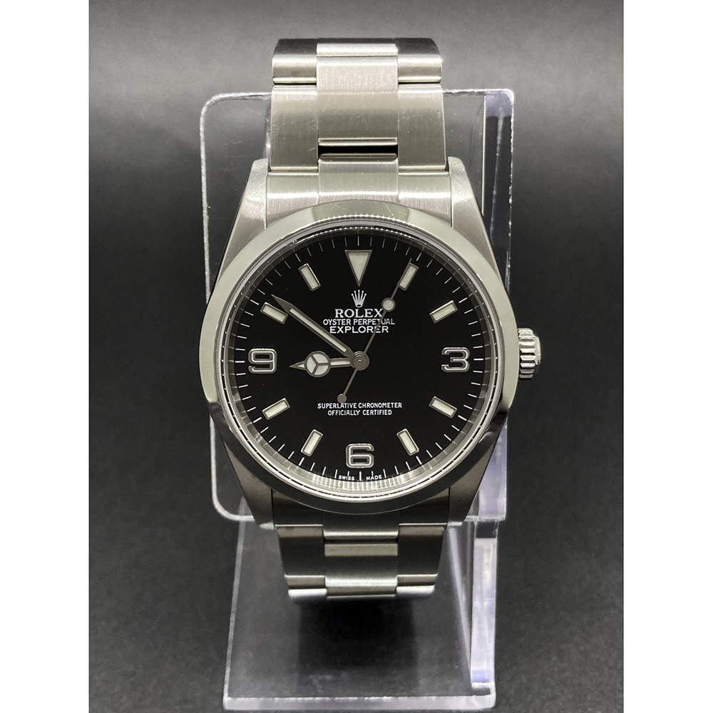 Explorer Steel Black Dial 36mm Product Image 2