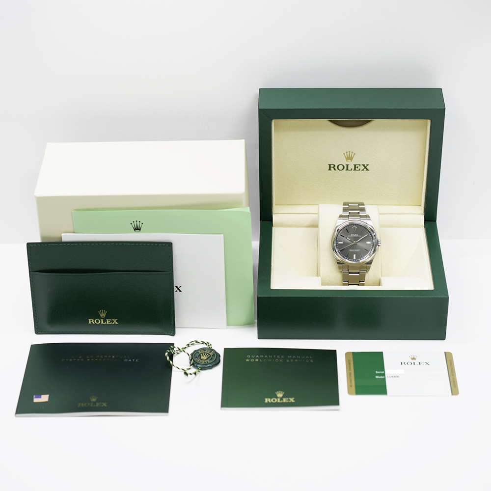 Oyster Perpetual Steel Grey Dial 39mm Product Image 8