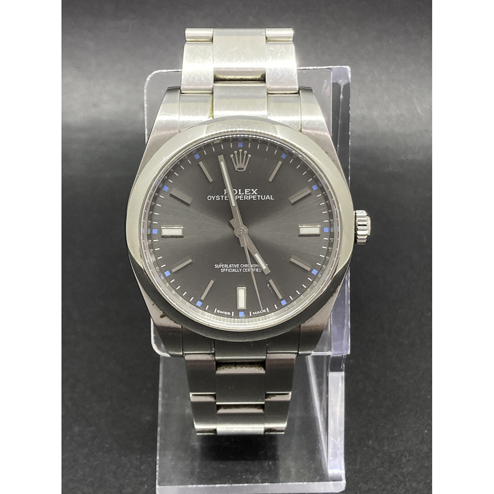 Oyster Perpetual Steel Grey Dial 39mm Product Image 1