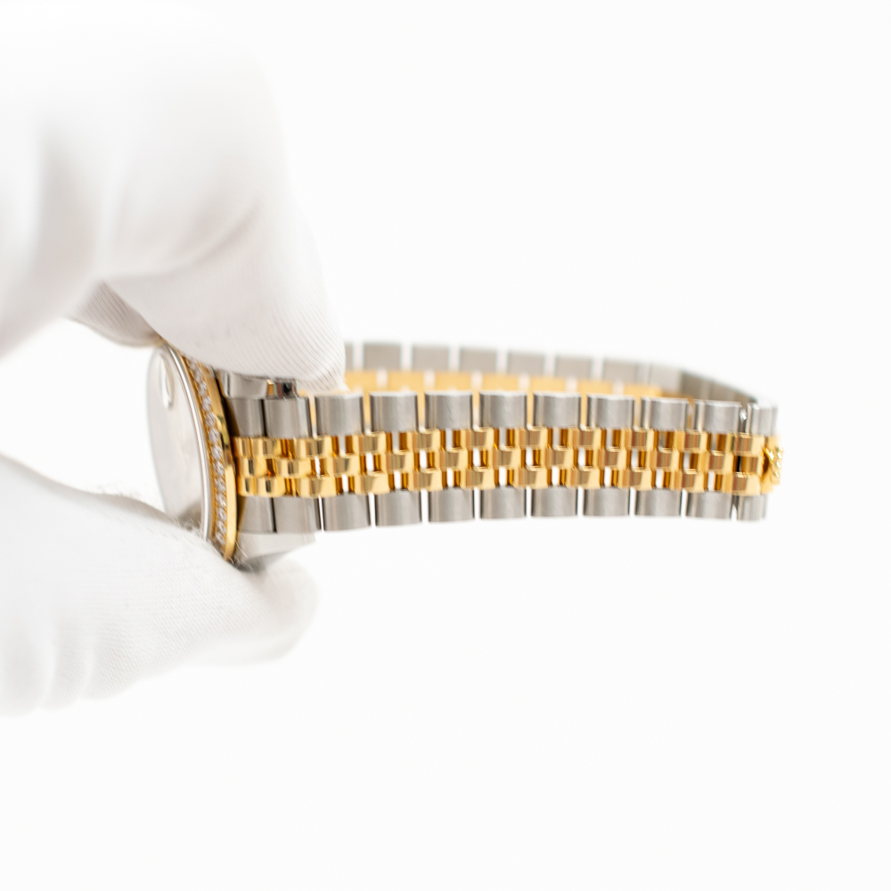 Lady-Datejust Yellow Gold & Steel Diamond Silver Dial 28mm Product Image 8