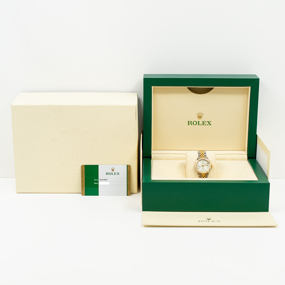 Lady-Datejust Yellow Gold & Steel Diamond Silver Dial 28mm Product Image 9