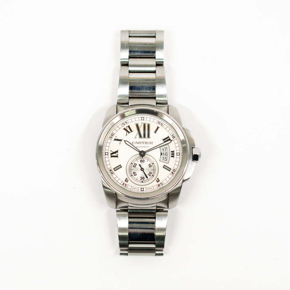 Cartier Calibre de Cartier Steel Silver Dial 42mm W7100015 - Make