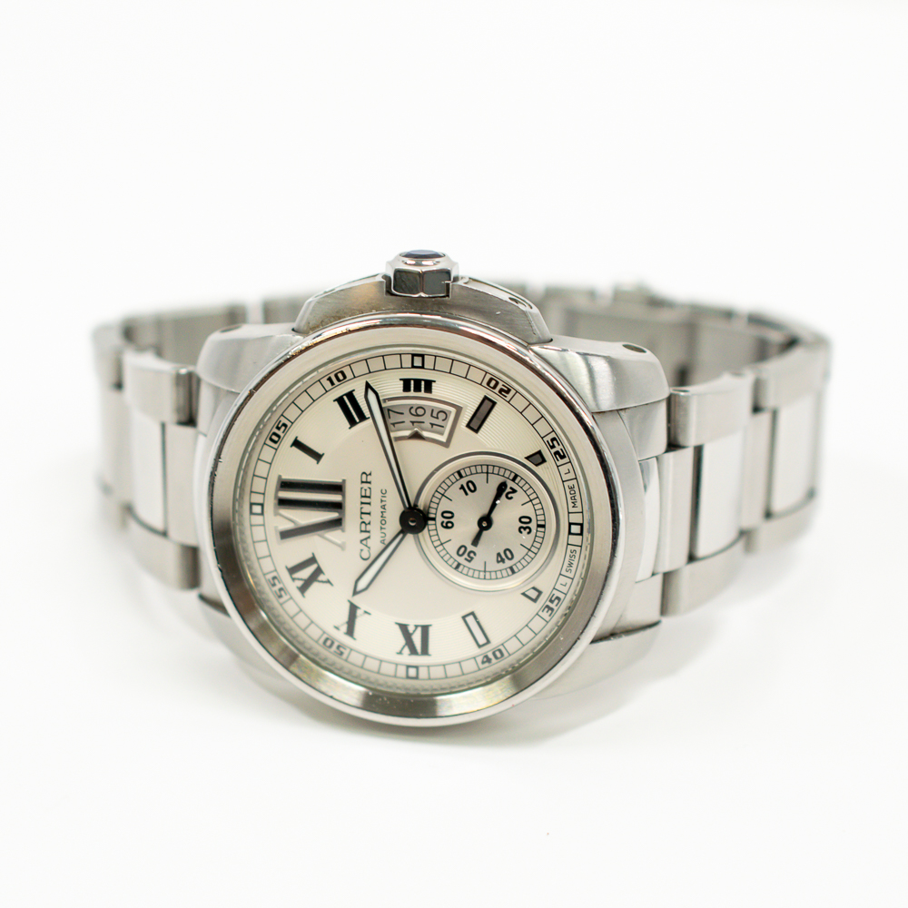 Calibre de Cartier Steel Silver Dial 42mm Product Image 2
