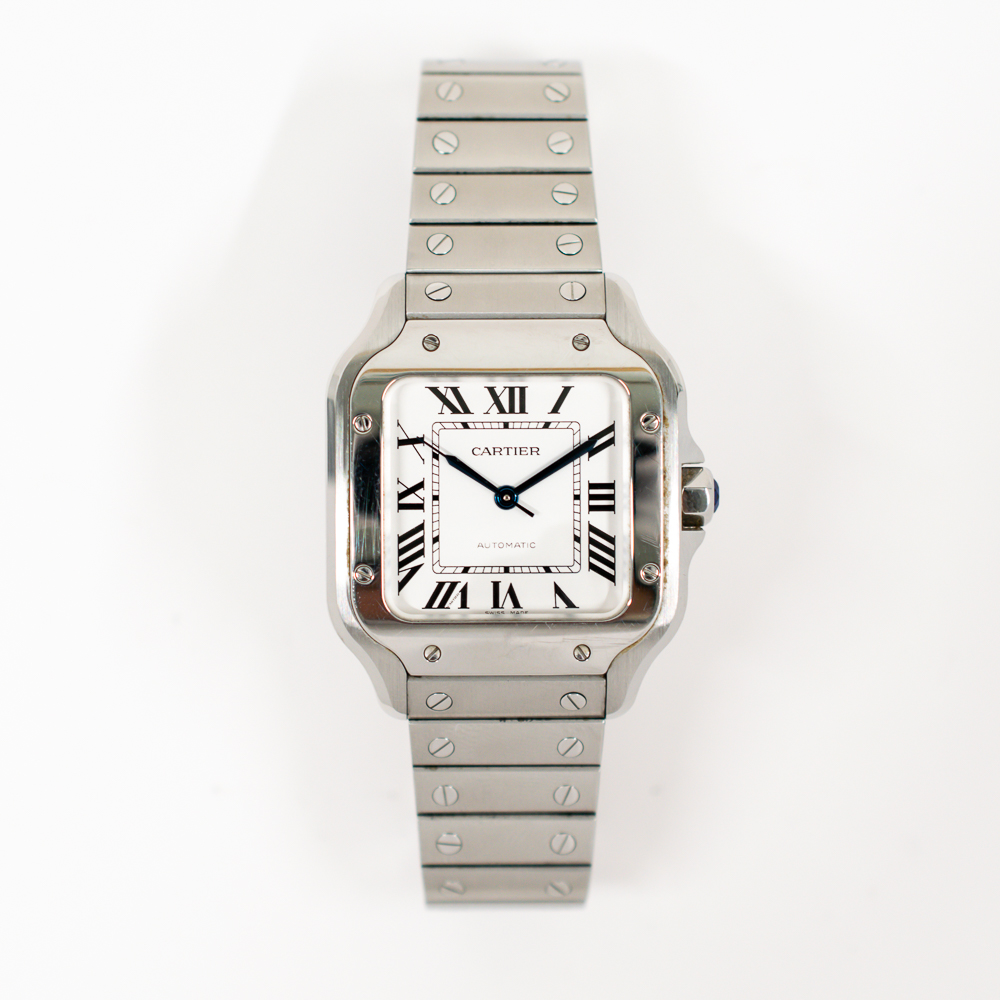 Santos de Cartier Steel Silver Dial 35mm Product Image 1