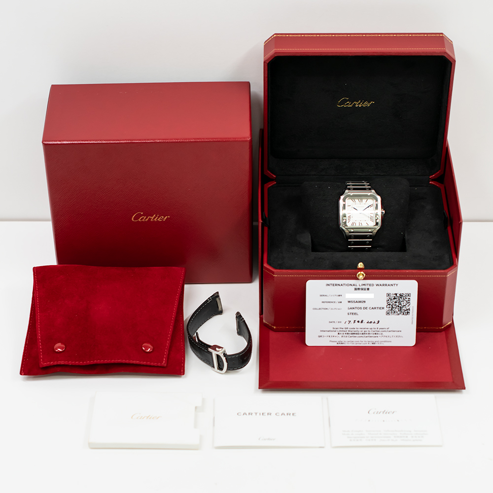 Santos de Cartier Steel Silver Dial 35mm Product Image 10