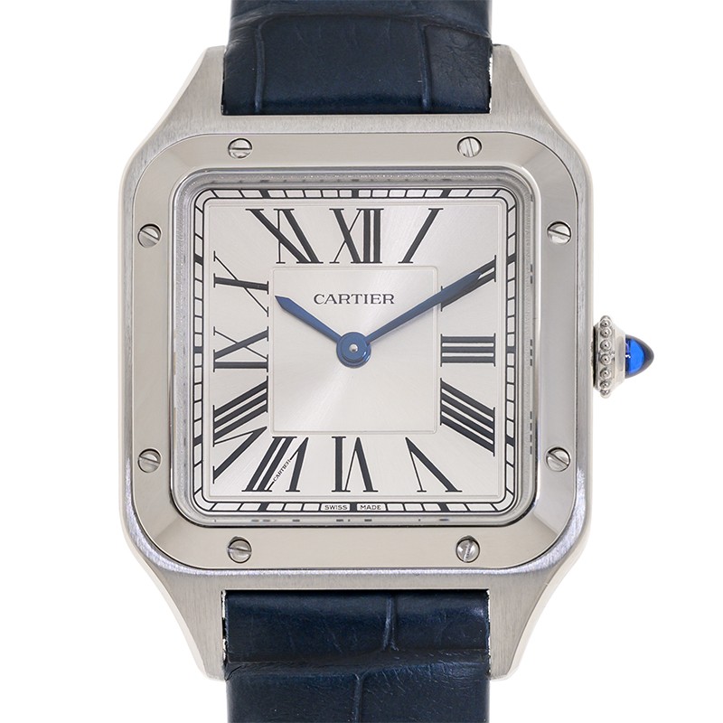 Santos-Dumont Steel Silver Dial 38mm Product Image 1