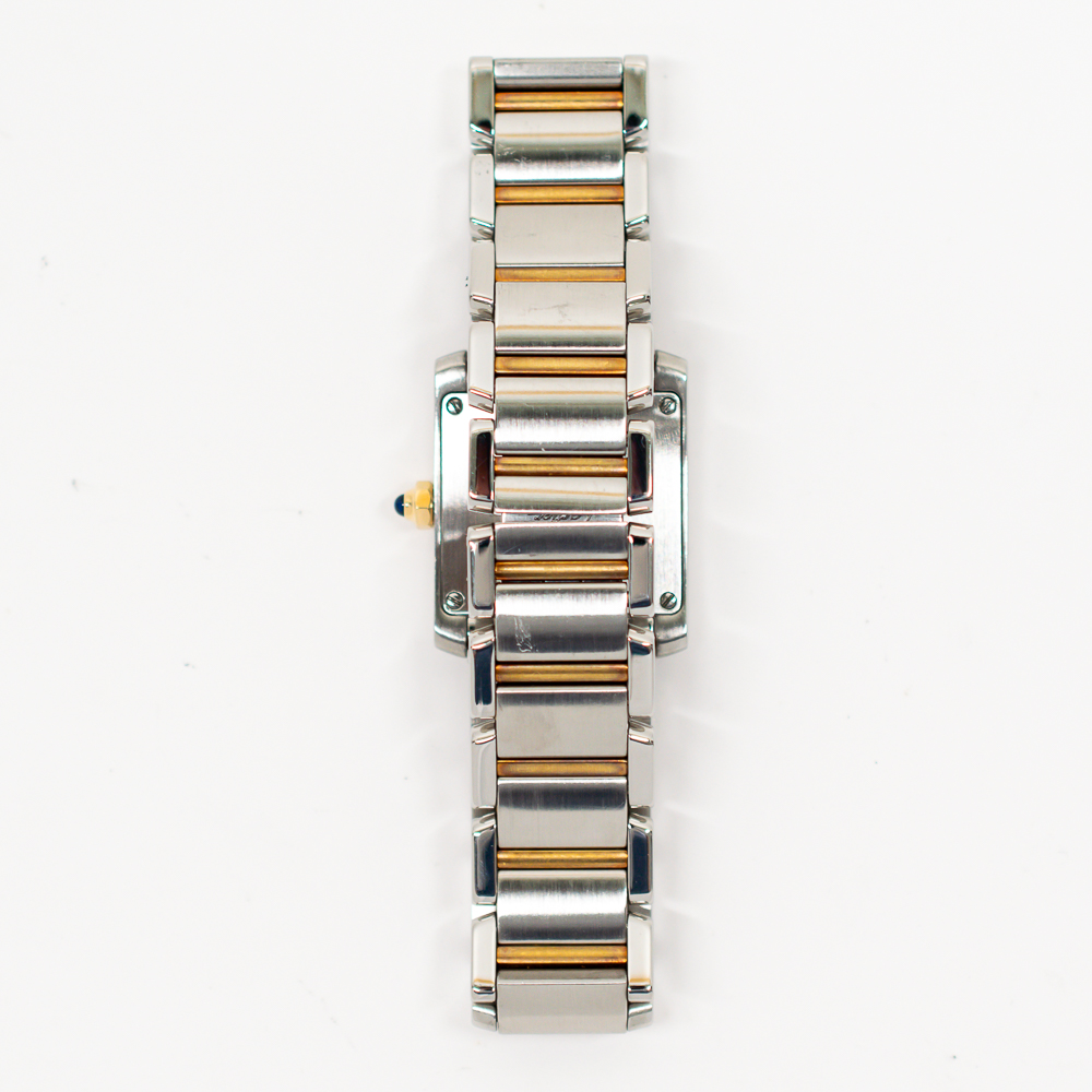 Tank Française Yellow Gold & Steel White Dial 20mm Product Image 5