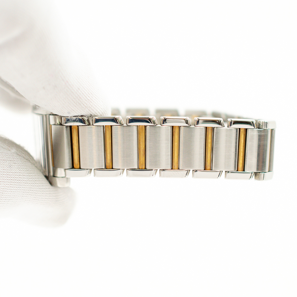 Tank Française Yellow Gold & Steel White Dial 20mm Product Image 8