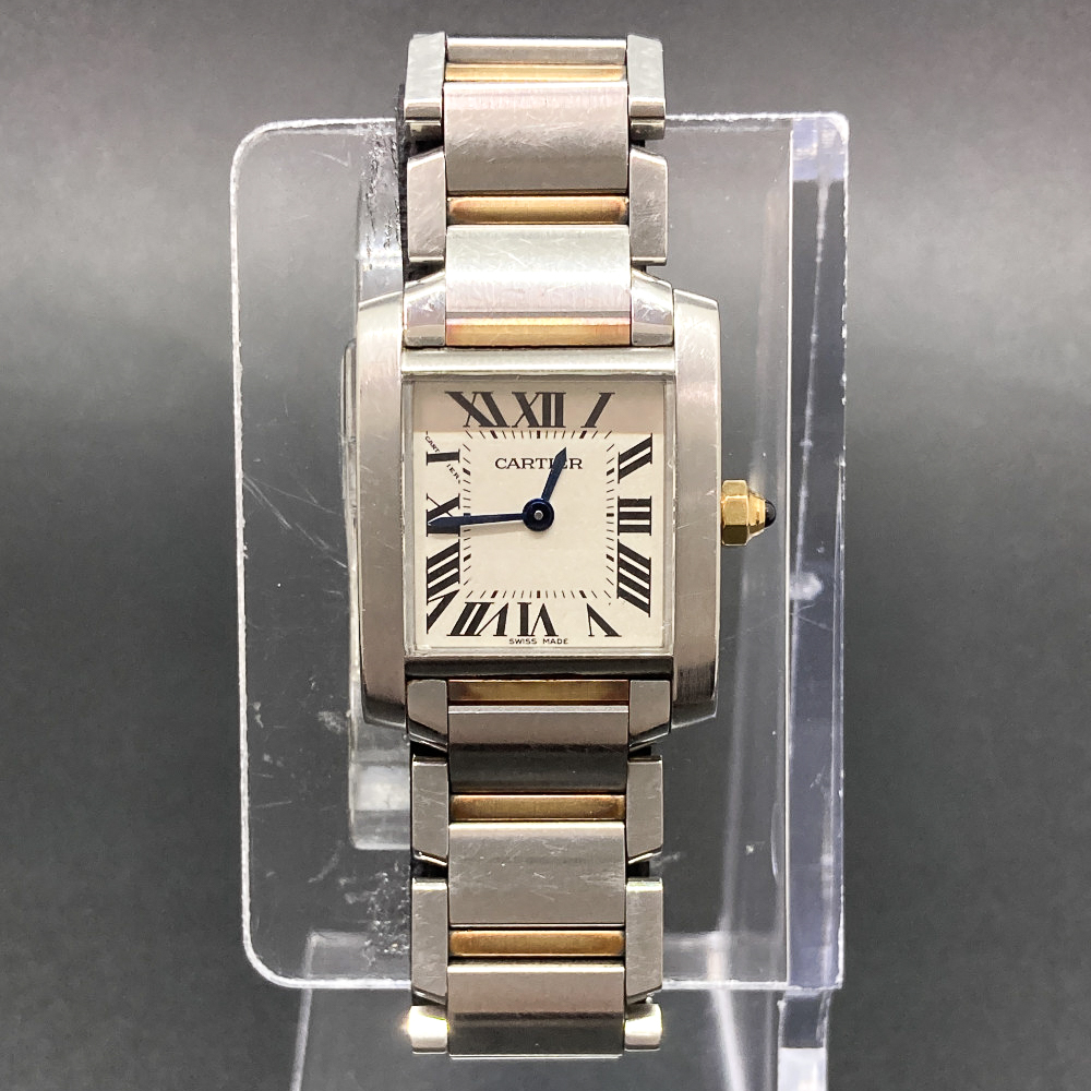 Tank Française Yellow Gold & Steel White Dial 20mm Product Image 2