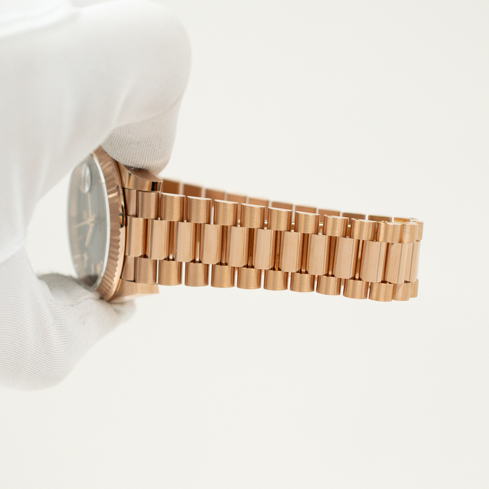 Day-Date Rose Gold Grey Black Dial 40mm Product Image 8