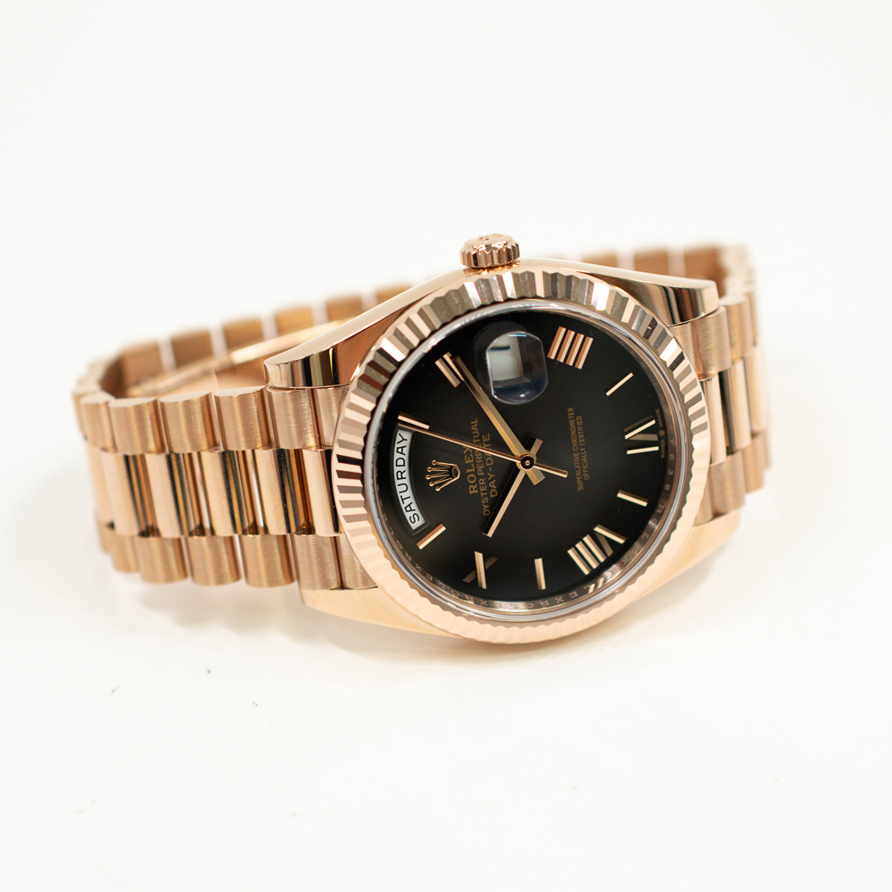 Day-Date Rose Gold Grey Black Dial 40mm Product Image 2
