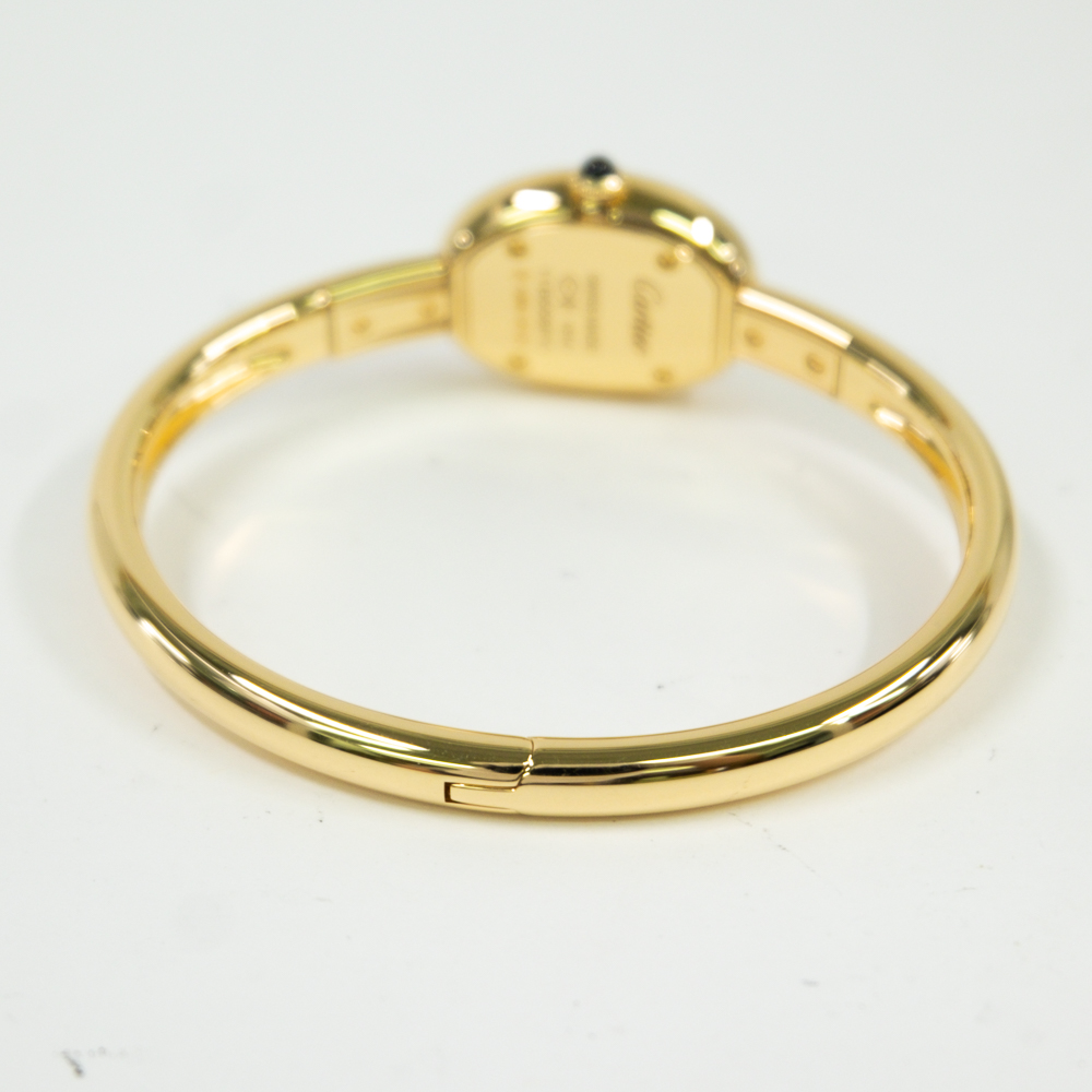 Baignoire de Cartier Size 16 Yellow Gold Silver Dial 24mm Product Image 2