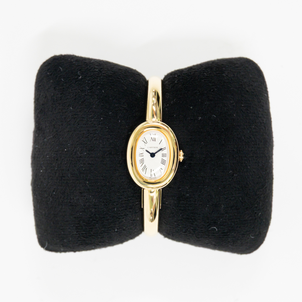 Baignoire de Cartier Size 16 Yellow Gold Silver Dial 24mm Product Image 5