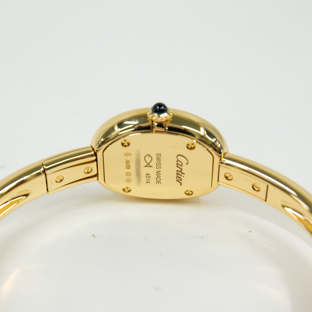 Baignoire de Cartier Size 16 Yellow Gold Silver Dial 24mm Product Image 3