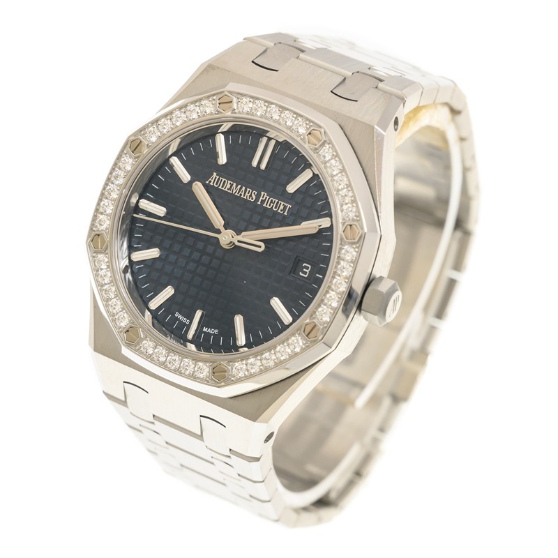 Royal Oak Steel Diamond Blue Dial 34mm Product Image 2