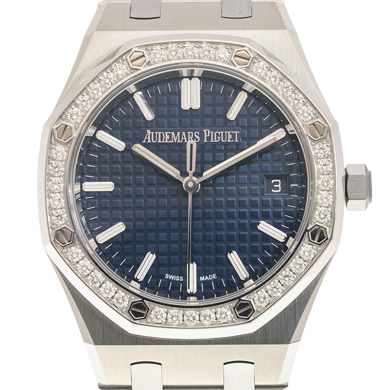 Royal Oak Steel Diamond Blue Dial 34mm Product Image 3