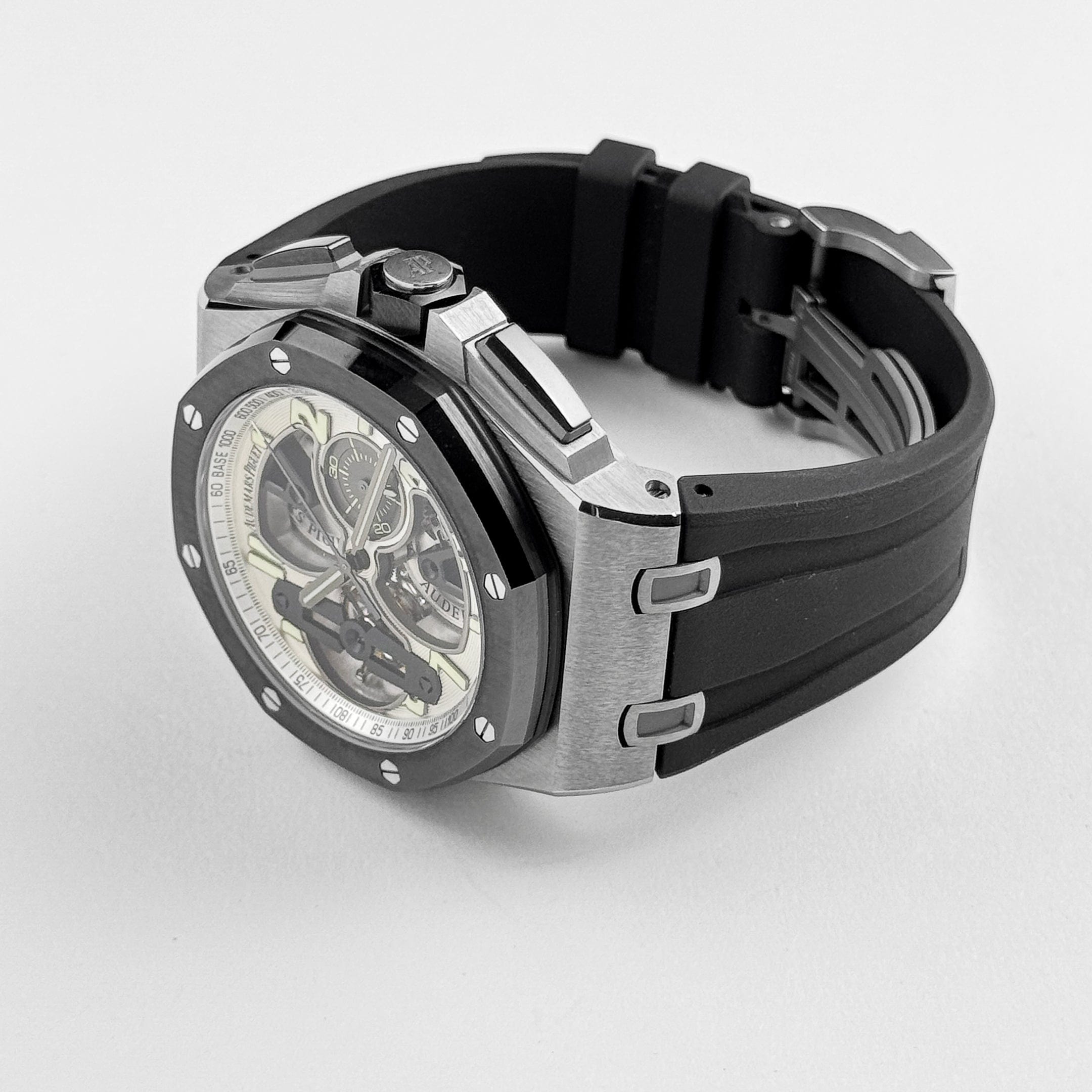 Royal Oak Offshore Tourbillon Chronograph Titanium Silver Dial 44mm Product Image 2