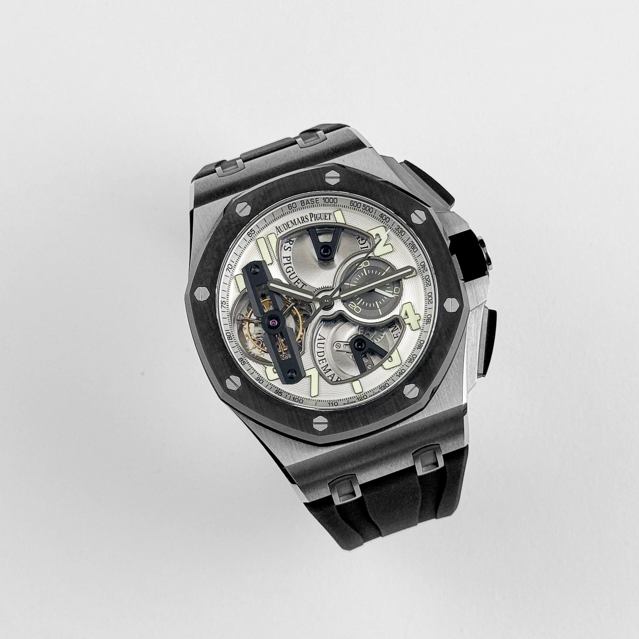 Royal Oak Offshore Tourbillon Chronograph Titanium Silver Dial 44mm Product Image 1