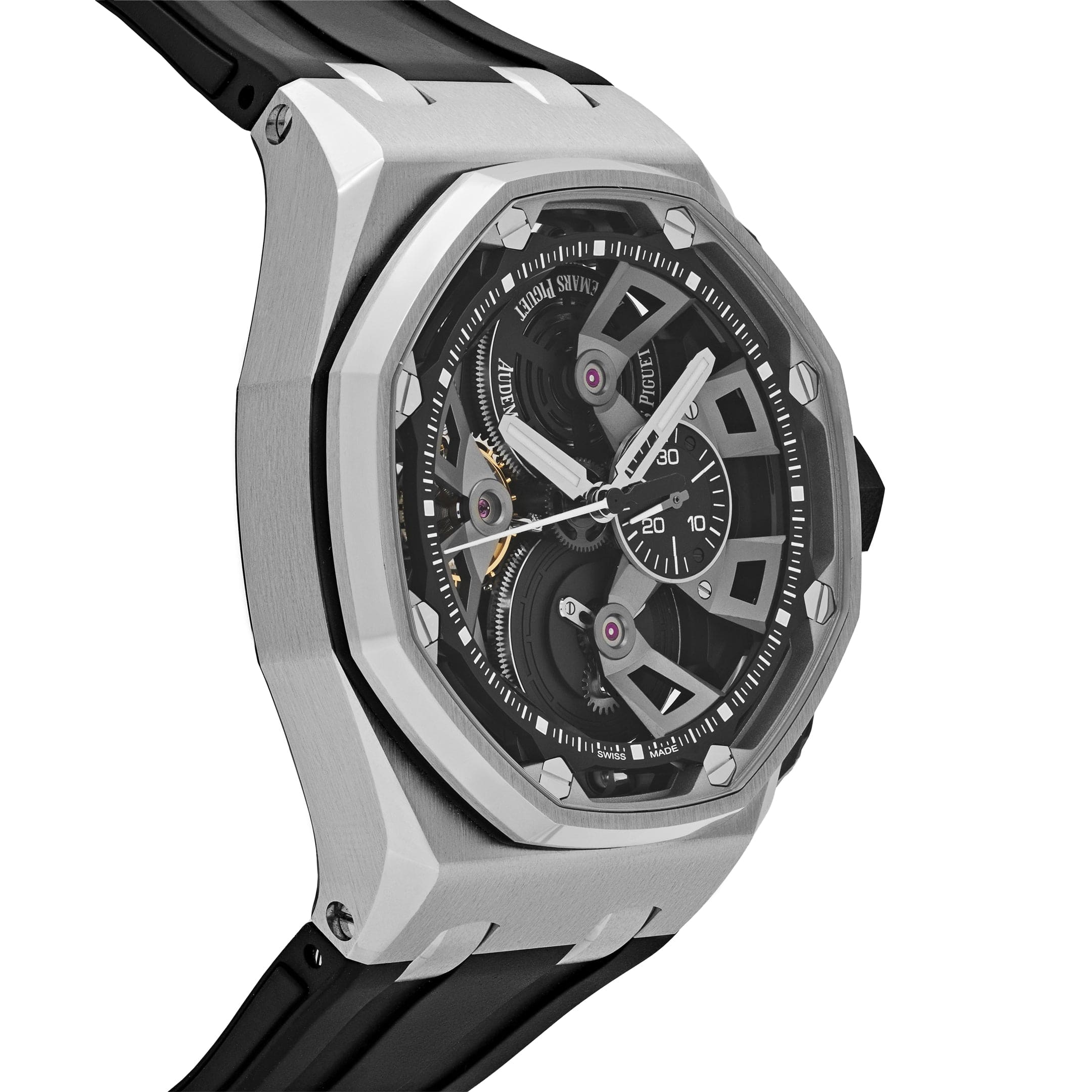 Royal Oak Offshore Tourbillon Chronograph Steel Skeleton Dial 45mm Product Image 2