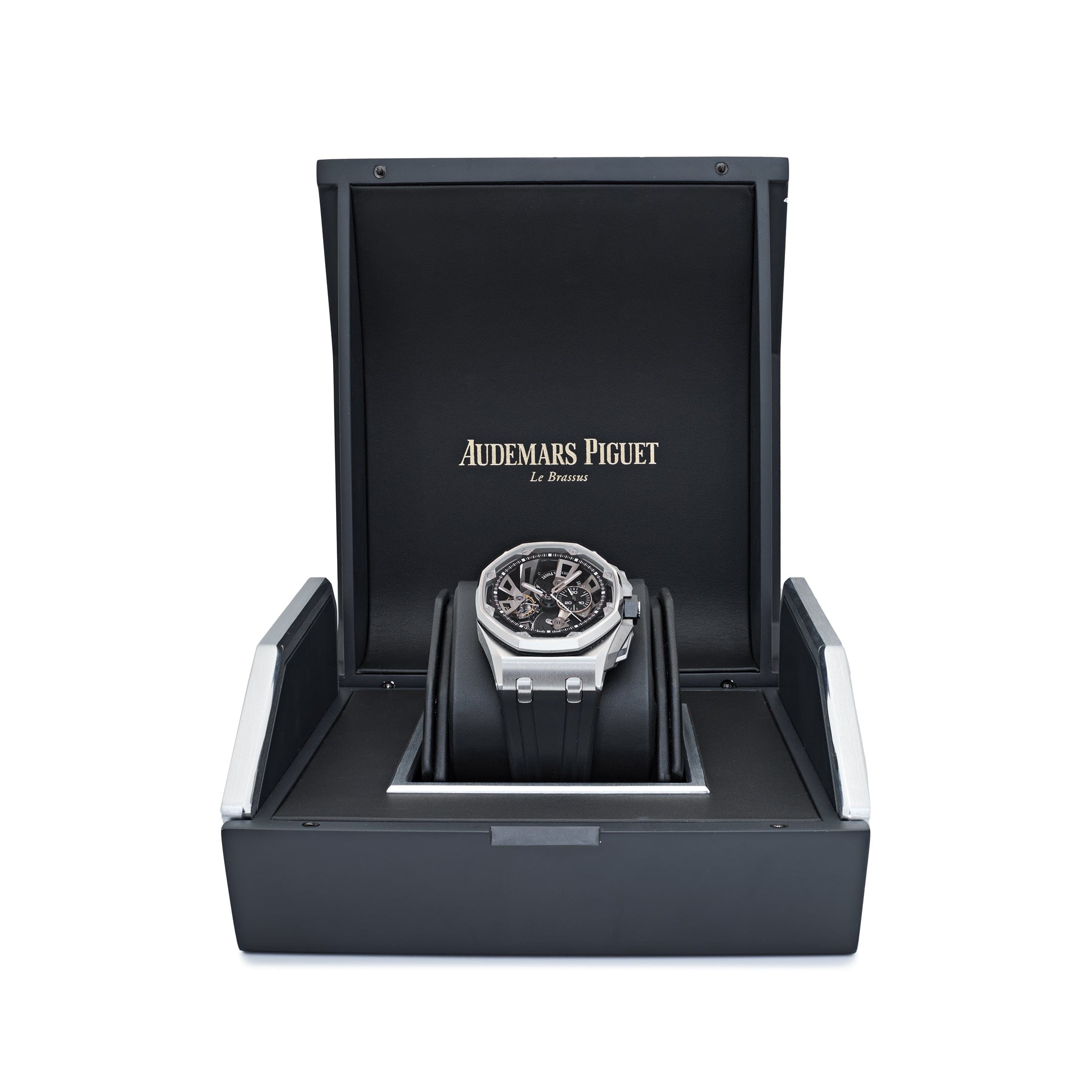 Royal Oak Offshore Tourbillon Chronograph Steel Skeleton Dial 45mm Product Image 5